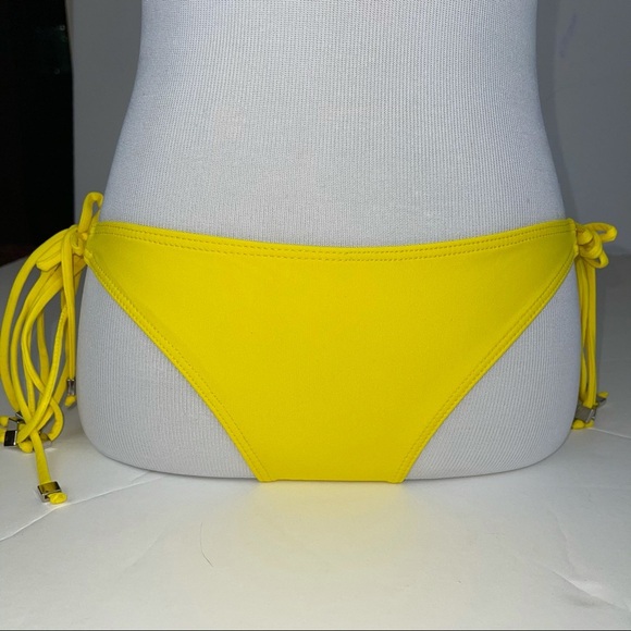 KORAL Swim Bikini Tie Bottoms Bright Yellow S - Picture 10 of 10